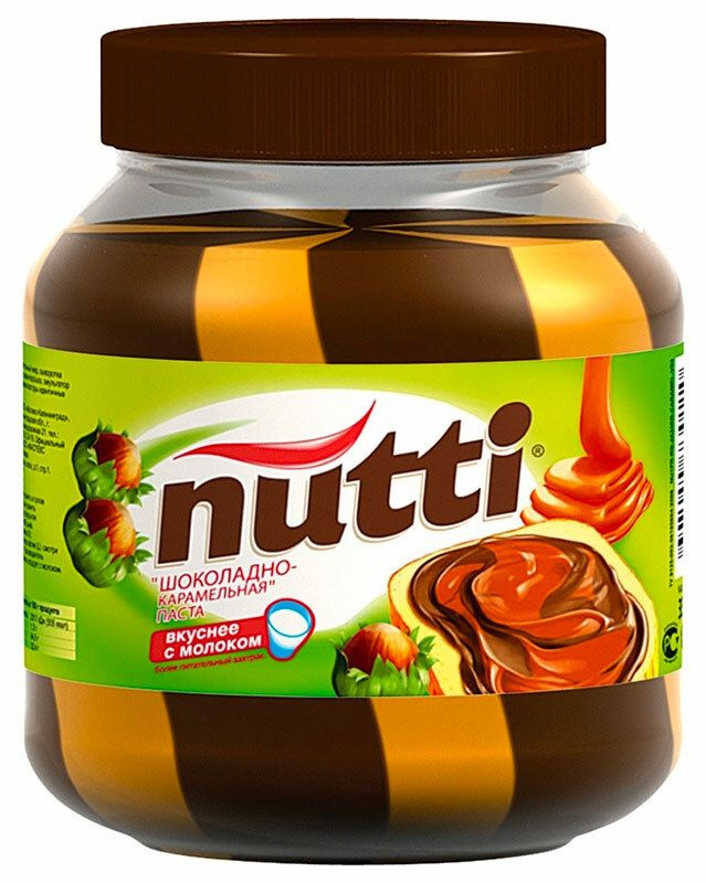 Паста шоколадно-карамельная Nutti 330 г #1