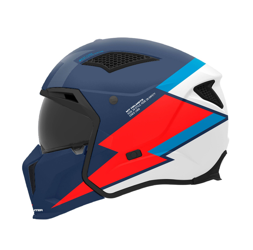 Открытый шлем для мотоциклистов MT STREETFIGHTER SV S MAX Gloss L ...
