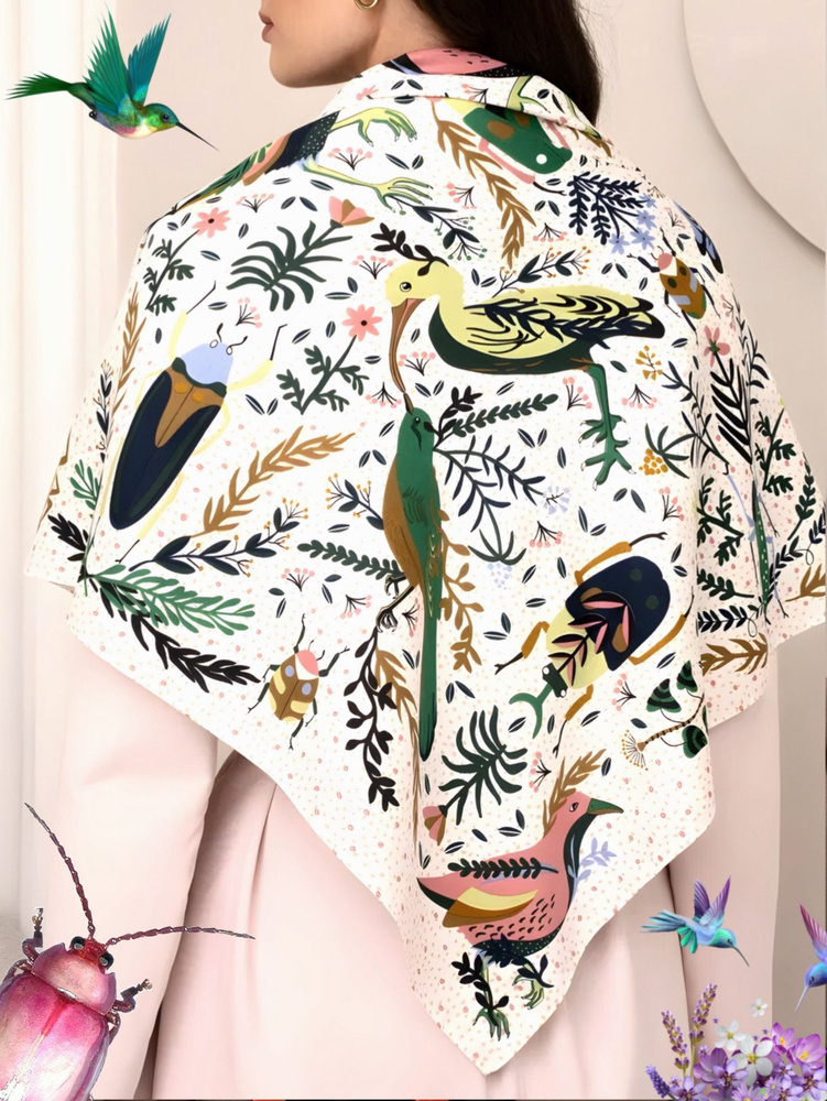 Платок шейный купить на OZON по низкой цене (1819221167)