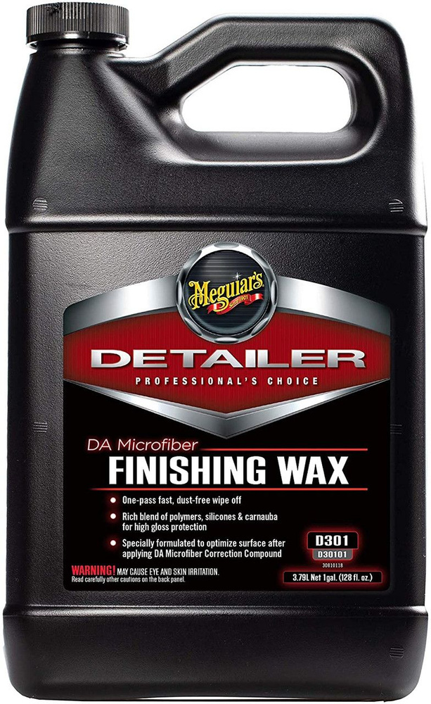 Финишный воск Meguiar's DA Microfiber Finishing Wax 3,785л (D30101) #1