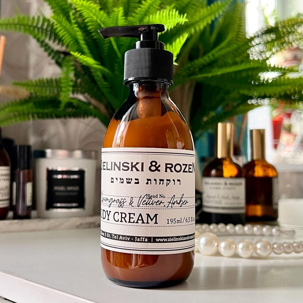 Крем для тела Zielinski & Rozen Lemongrass, Vetiver, Amber 195ml ...