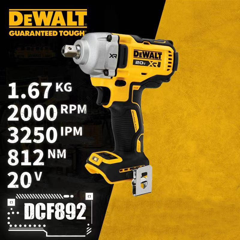 Dewalt DCF892 20V Беспроводной электрический ударный ключ 1/2 дюйма ...