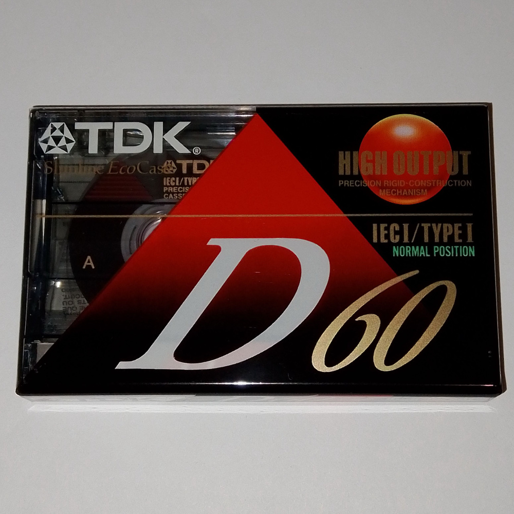 TDK Аудиокассета D60 1995, 60 мин #1
