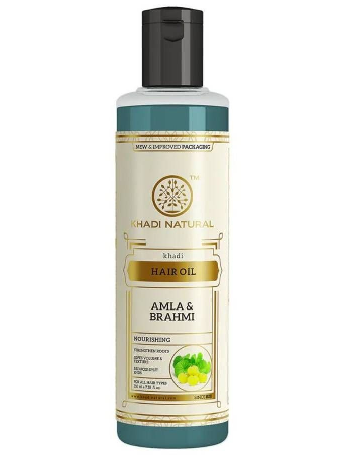 Herbal Hair Oil Khadi AMLA & BRAHMI, Khadi Natural (Масло для волос Кхади АМЛА И БРАМИ (БРАХМИ), Для #1