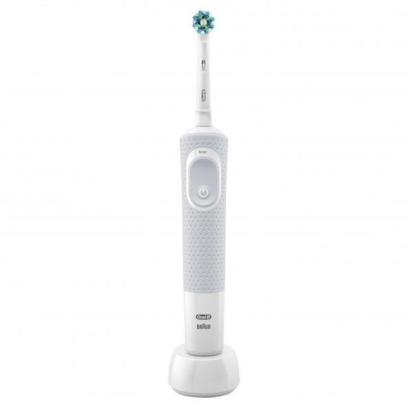 Oral-B Электрическая зубная щетка D100 Vitality Cross Action Rechargeable Toothbrush, белый  #1