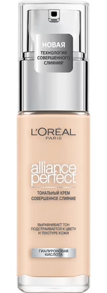 L'Oreal Paris Тональный крем Alliance Perfect, 1.N Слоновая кость, Лореаль, 30 мл  #1