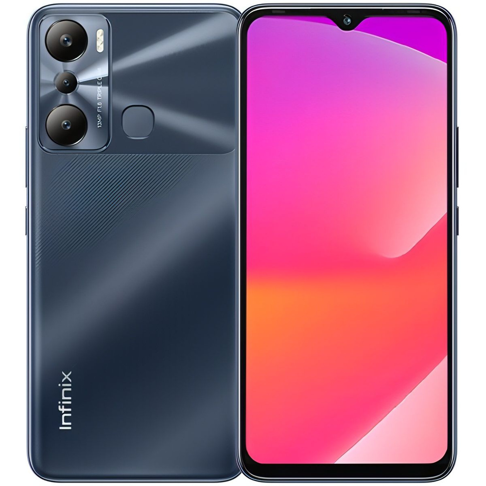 Infinix Смартфон HOT 20i 4/64GB Black 4/64 ГБ, черный