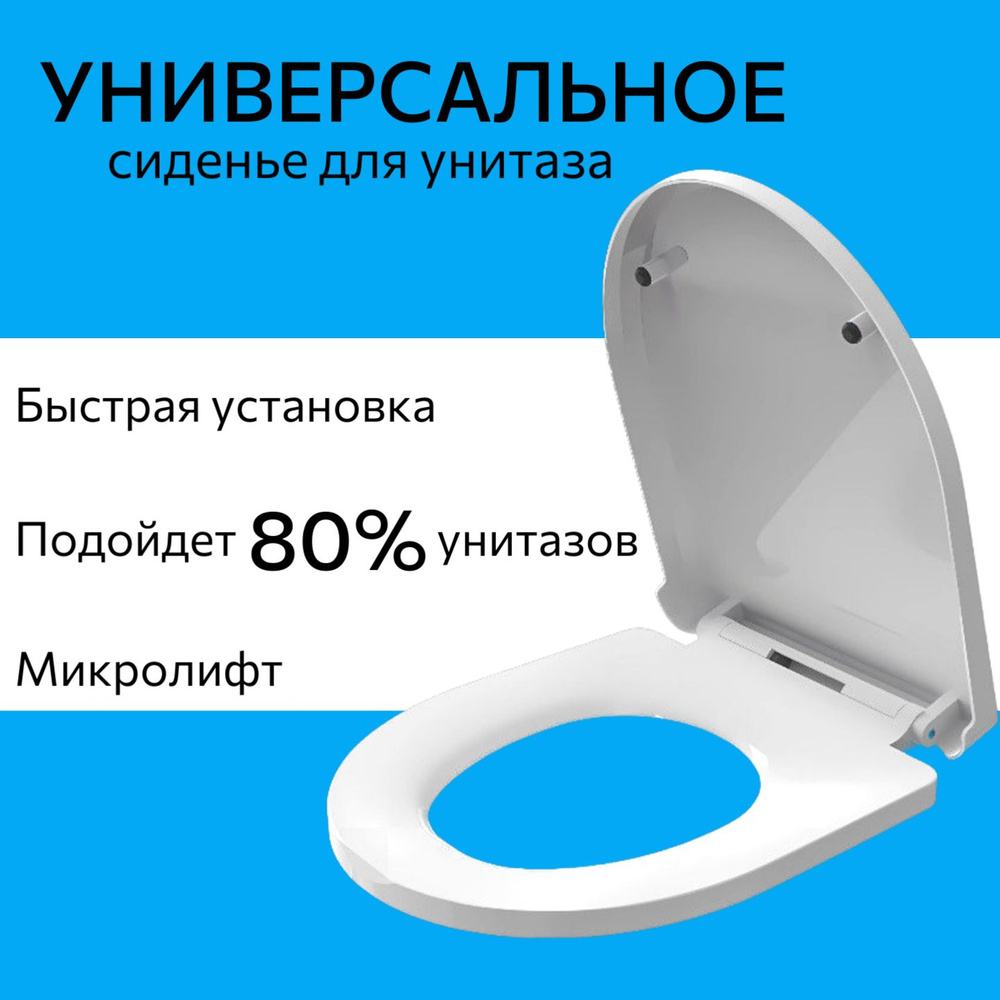 Сиденье для унитаза Sanita Luxe AMALFI, Cersanit Granta, Santek Алькор ...