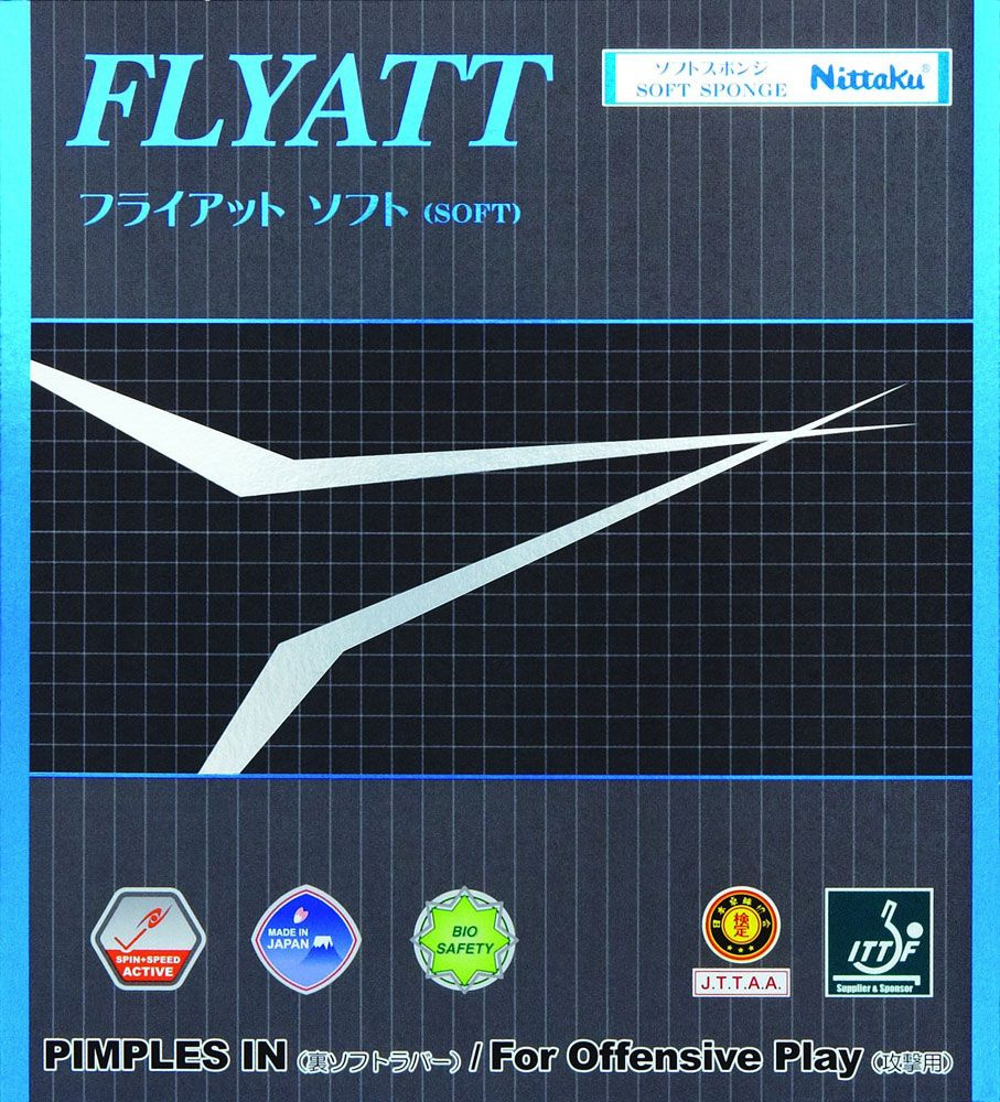 Nittaku Flyatt SOFT SPONGE, 2.0, Красный. Накладка для ракетки. #1