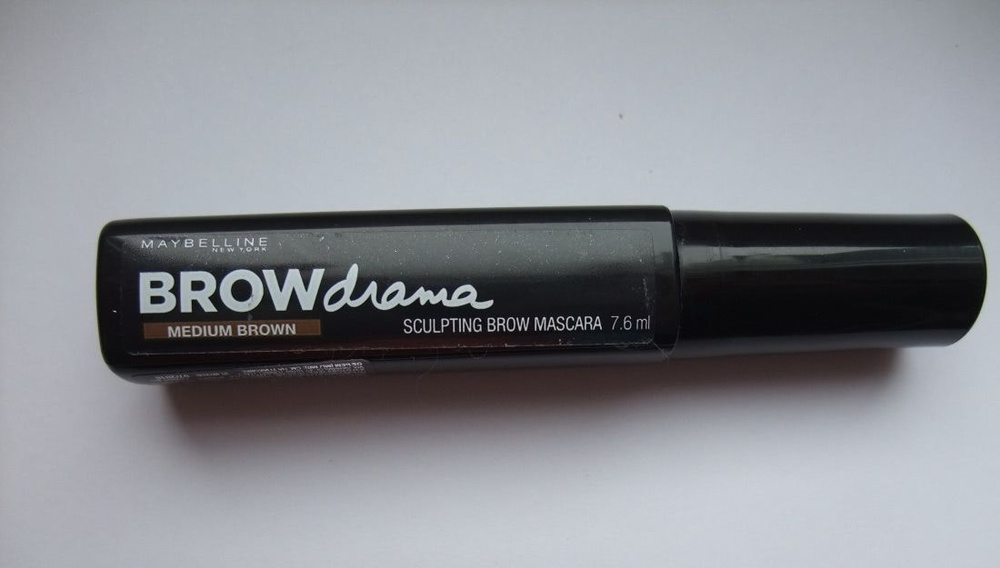 MAYBELLINE NEW YORK Brow Drama Sculpting Mascara тушь для бровей, оттенок medium brown  #1