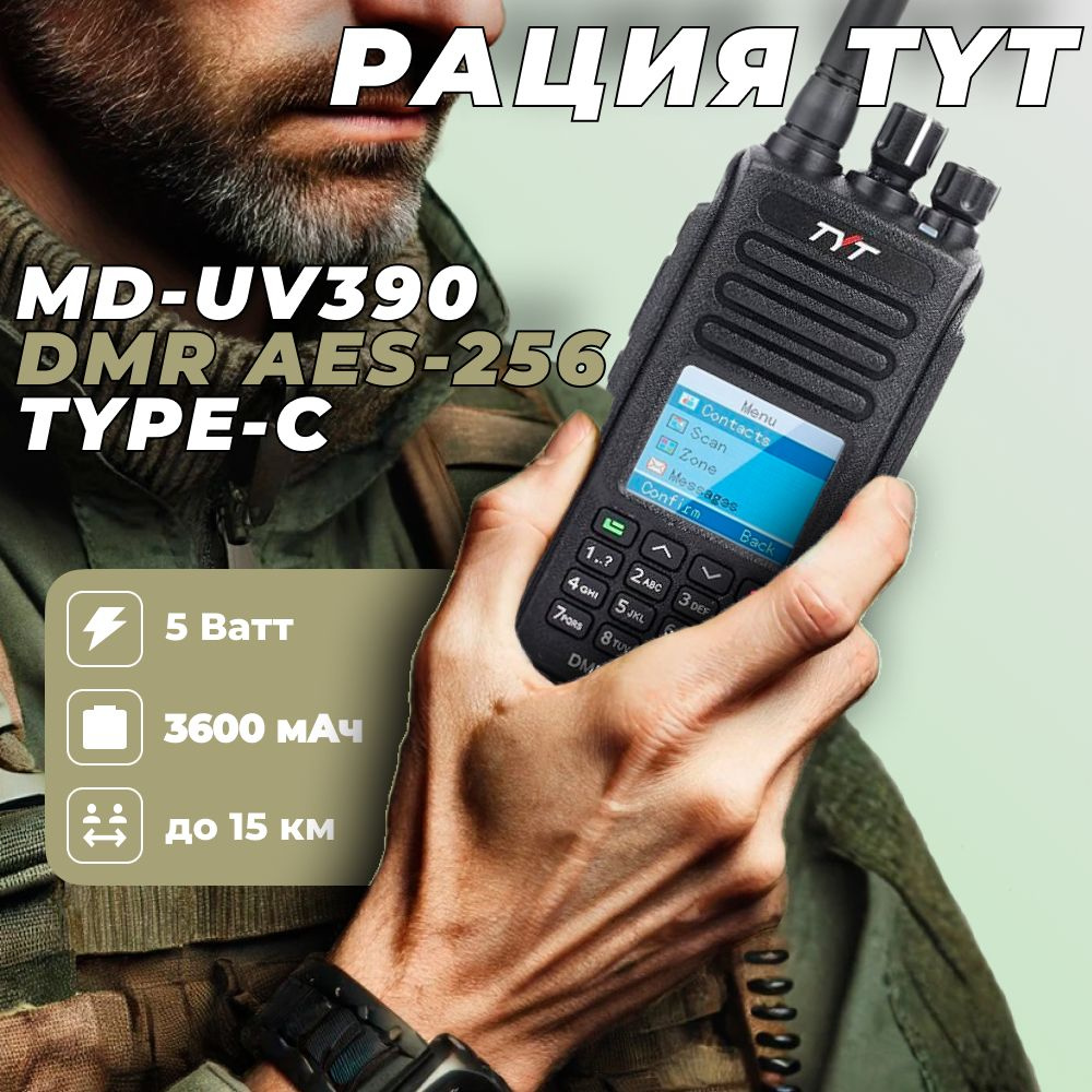 Tyt md uv390 программирование. Tyt md uv390 программирование