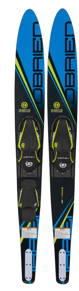 Лыжи парные прогулочные O'Brien COMBO CELEBRITY 68" BLUE W/ X7 & RT ...