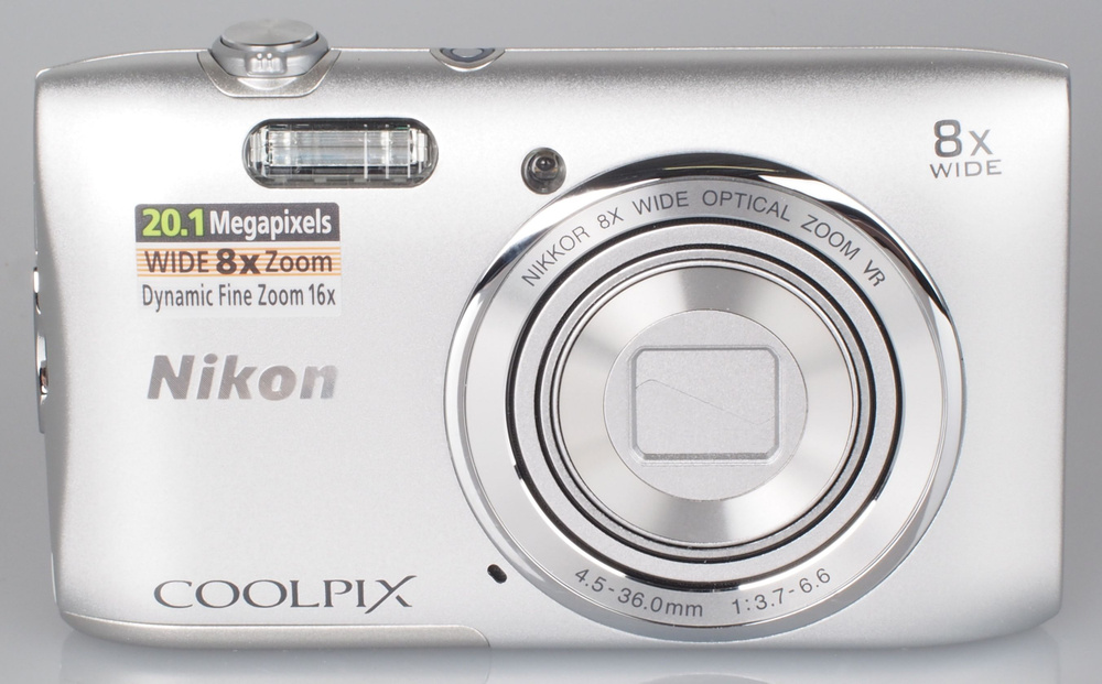 Nikon Coolpix S3600 Silver Цифровой компактный фотоаппарат купить