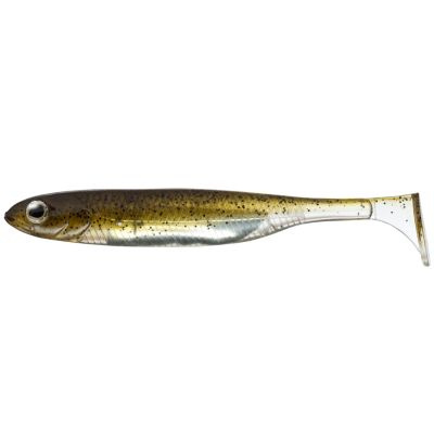 Fish Arrow Flash-J Lure - 3 Inch, Green Pumpkin/S Color, Pack Of 6 (or 7?)
