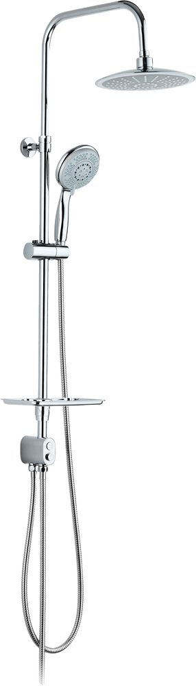 Душевая стойка ESKO ST1350 с лейкой, с девиатором, с тропическим душем ...