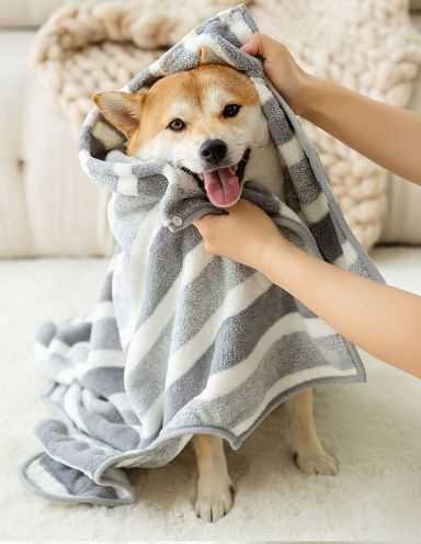Банные полотенца для собак полностью обернуты, быстро сохнут и хорошо ...