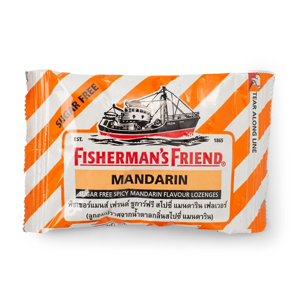 Леденцы Fisherman's Friend без сахара Spicy Mandarin, Великобритания #1