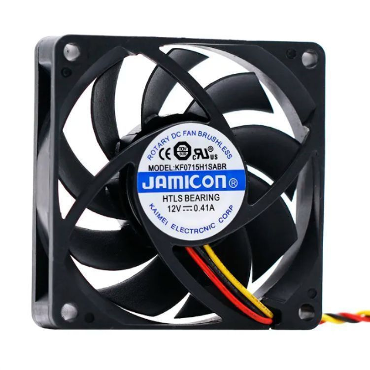 Поддерживается для Jamicon KF0715H1SABR 7CM 70mm Dc 12V 0.41A Ups C1K C2K C3K #1