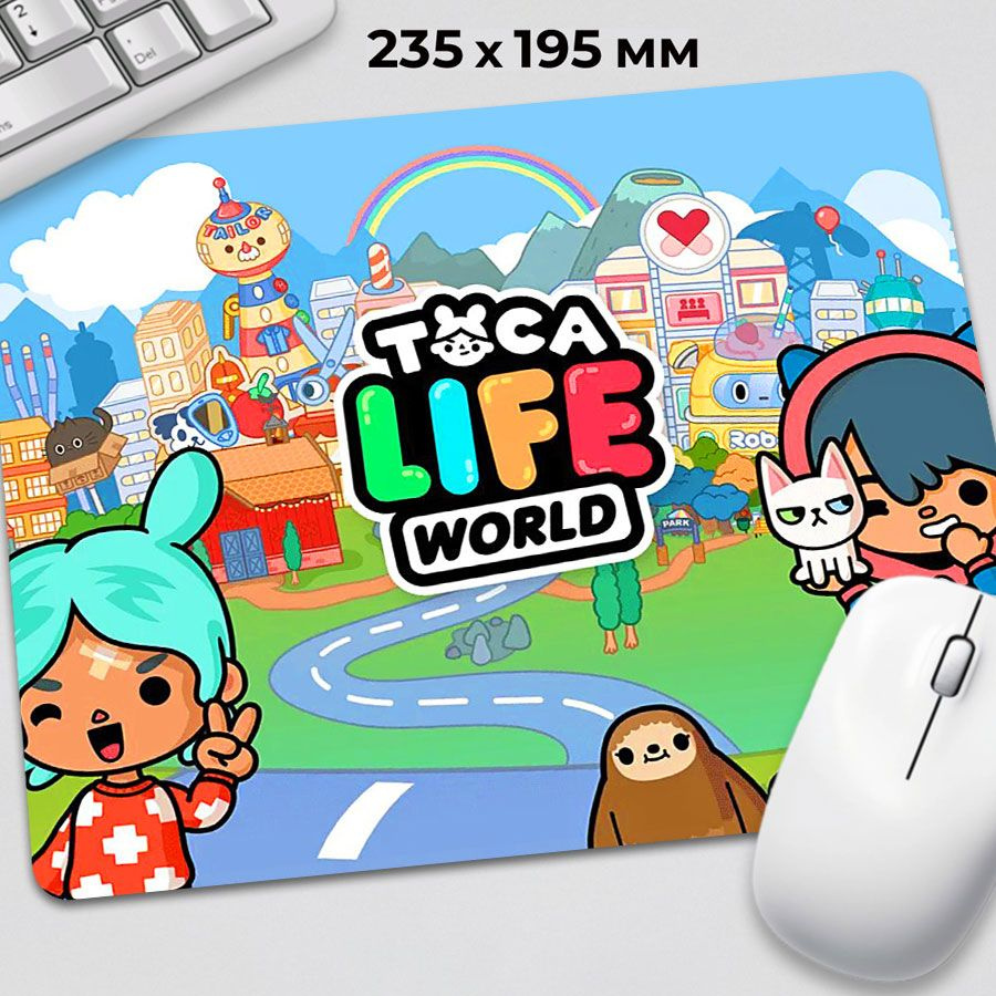 Коврик для мышки игра Тока Бока Toca Boca World Life - купить с ...
