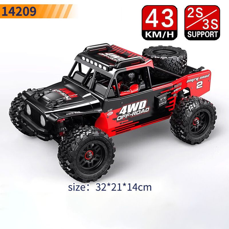 MJX Hyper Go 14209 Радиоуправляемая машина внедорожник, 1/14, 4WD, бесщеточный двигатель  #1