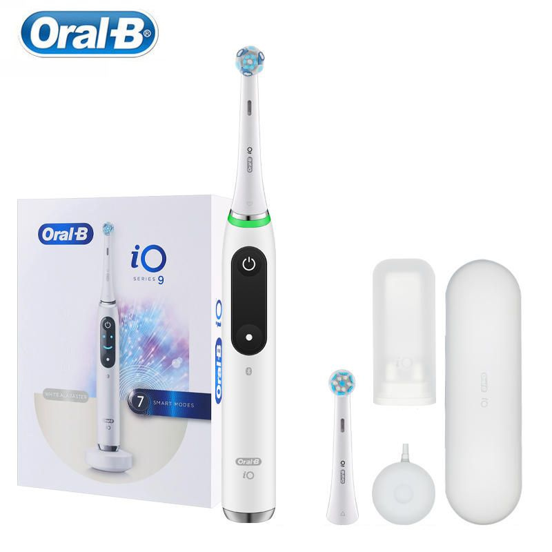 Oral-B Набор электрических зубных щеток iO Series 9, белый #1