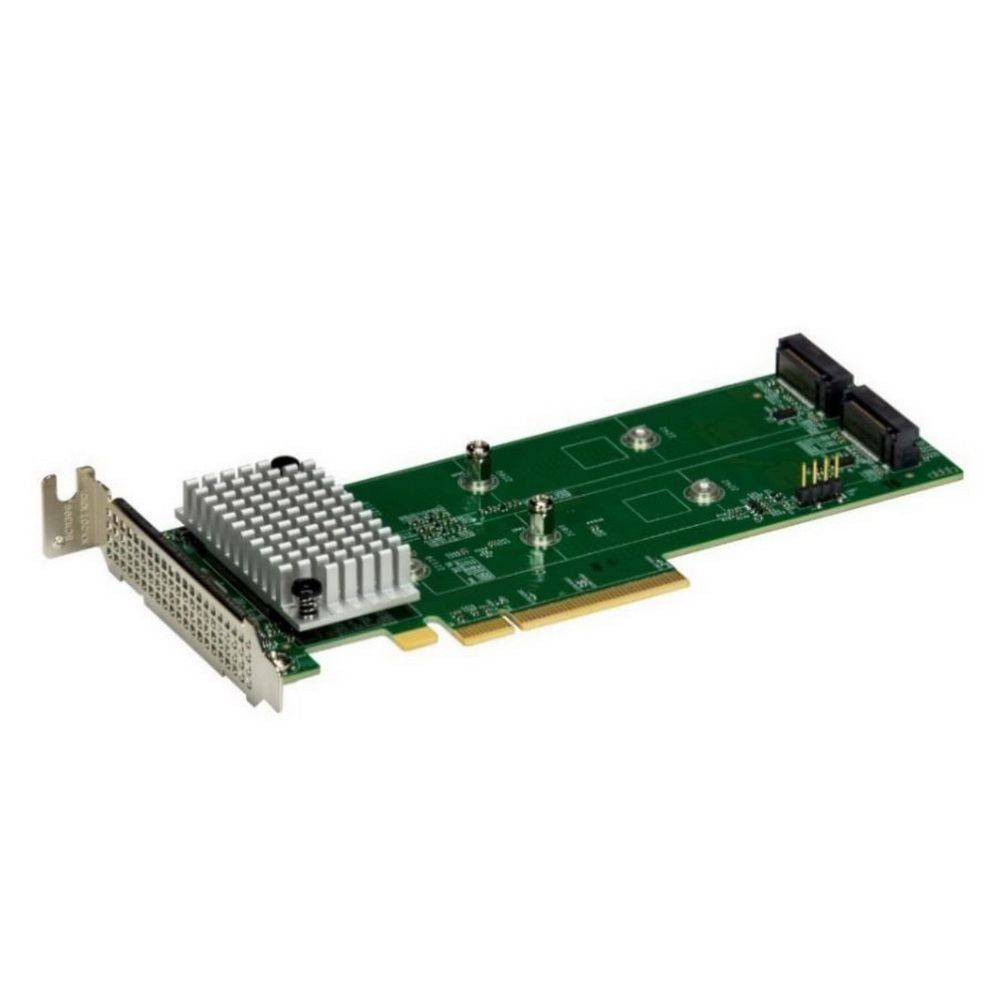Контроллер Supermicro 2x Hybrid Gen 4 NVMe/SATA M.2 RAID 0/1 Carrier ...