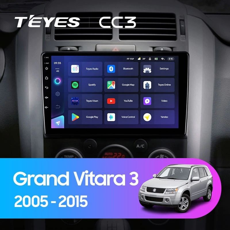 Штатная магнитола Teyes CC3 4/32 Suzuki Grand Vitara 3 (2005-2015) #1