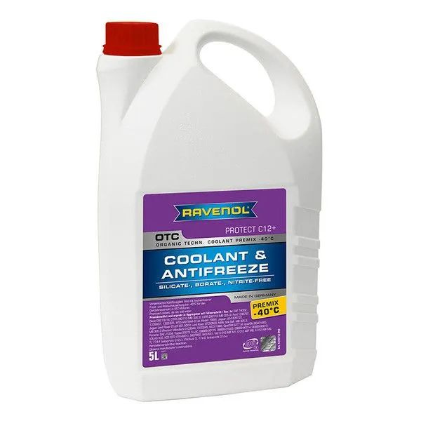 RAVENOL OTC Organic Techn.Coolant Premix -40 C Антифриз готовый лила 5L #1