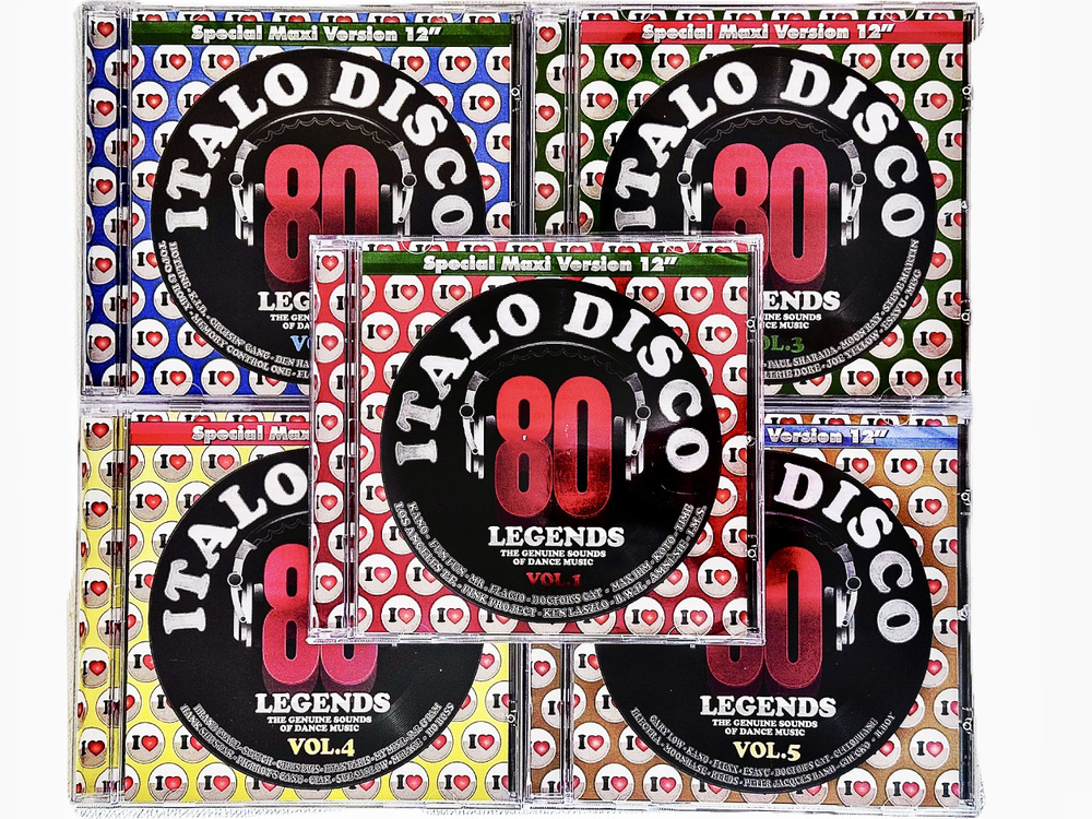 The Best Of Italo Disco Legends Vol. 1-5 (5 CD ) Аудио #1