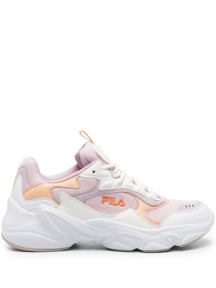 Pink and blue fila best sale