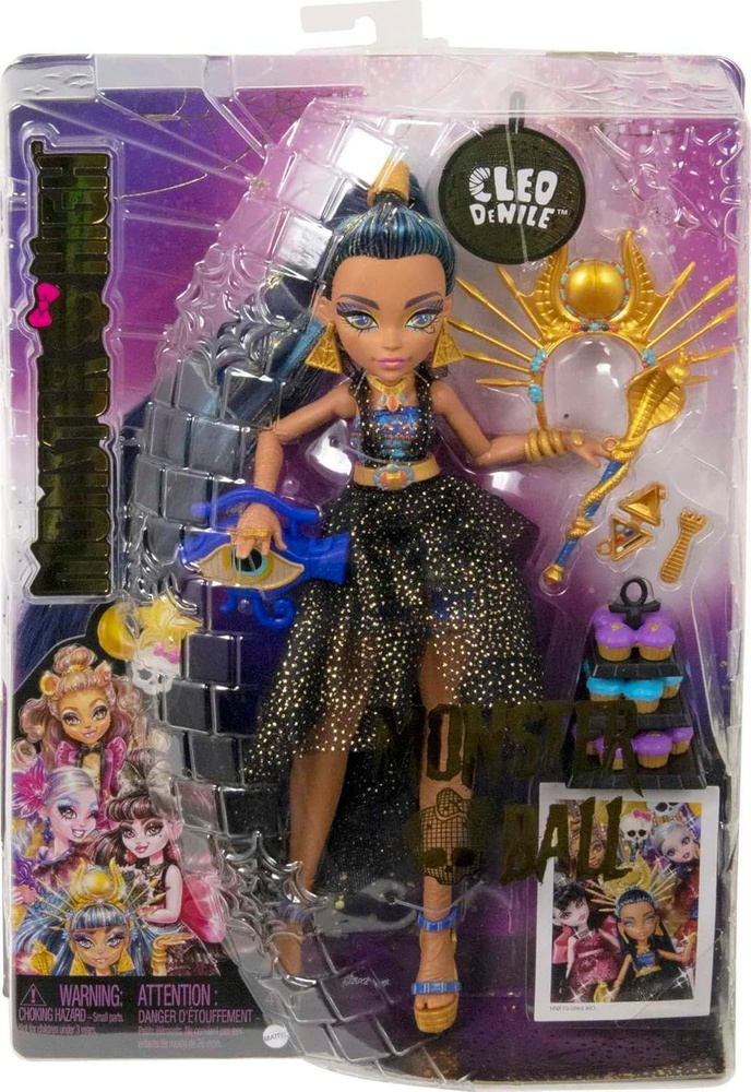 Кукла монстр хай Monster High Series Monster Ball Cleo HNF70 #1