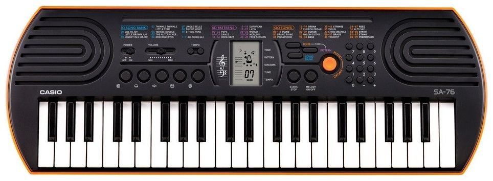 Синтезатор CASIO SA-76AH7 черный #1