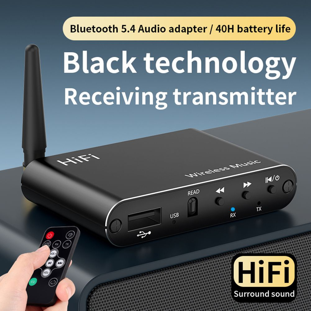 Bluetooth-совместимый аудиоадаптер 5.4 HiFi беспроводной стереоприемник-передатчик  #1