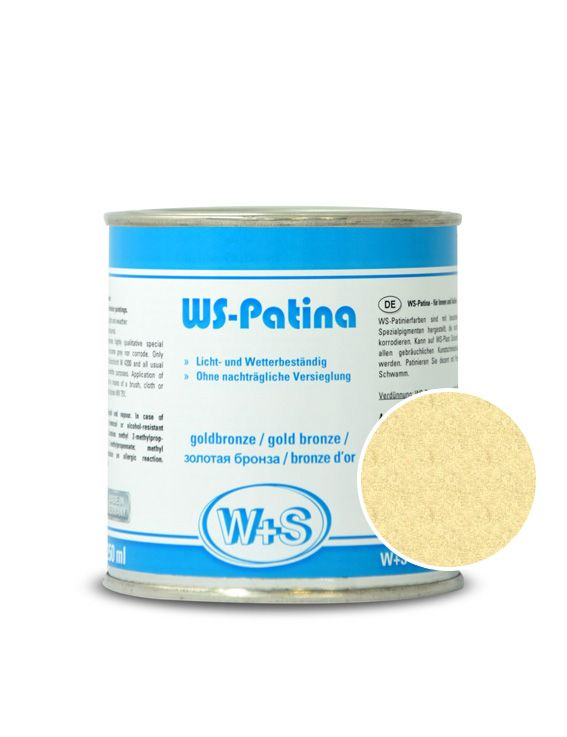 WS-Patina патина Золотая бронза 0,25 л краска по металлу патина  #1