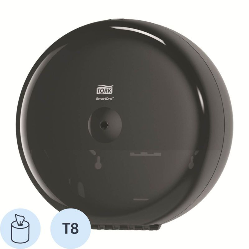 Диспенсер для туалетной бумаги Tork SmartOne T8 в рул 680008 черный #1