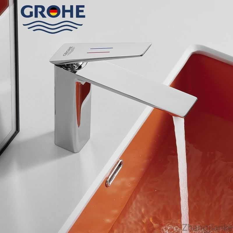 GROHE Premium Смеситель для ванной комнаты Медный смеситель для раковины с горячей и холодной водой, #1