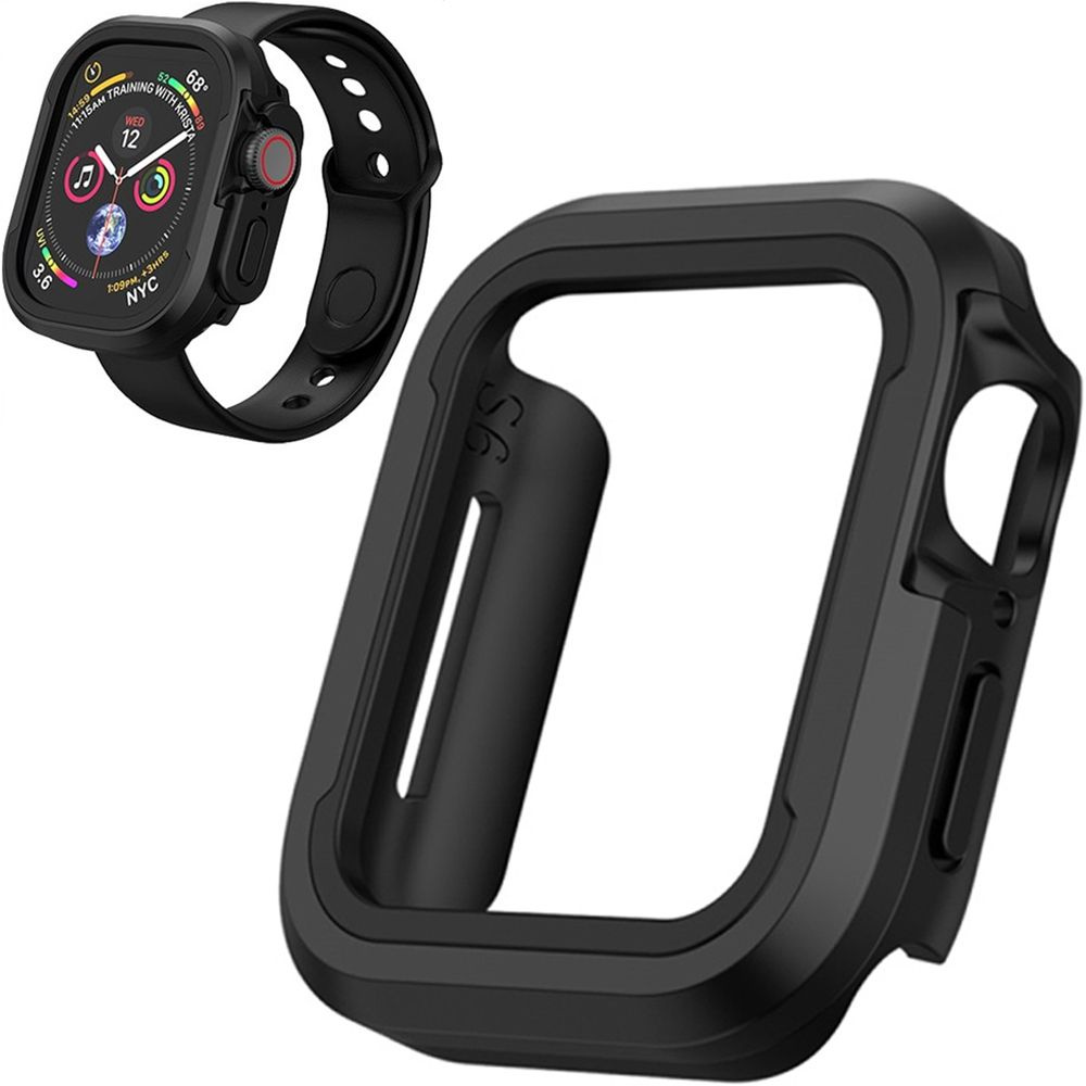 Защитный чехол на смарт часы Apple Watch ;Wiwu JD-101 Defender 45мм черный  #1