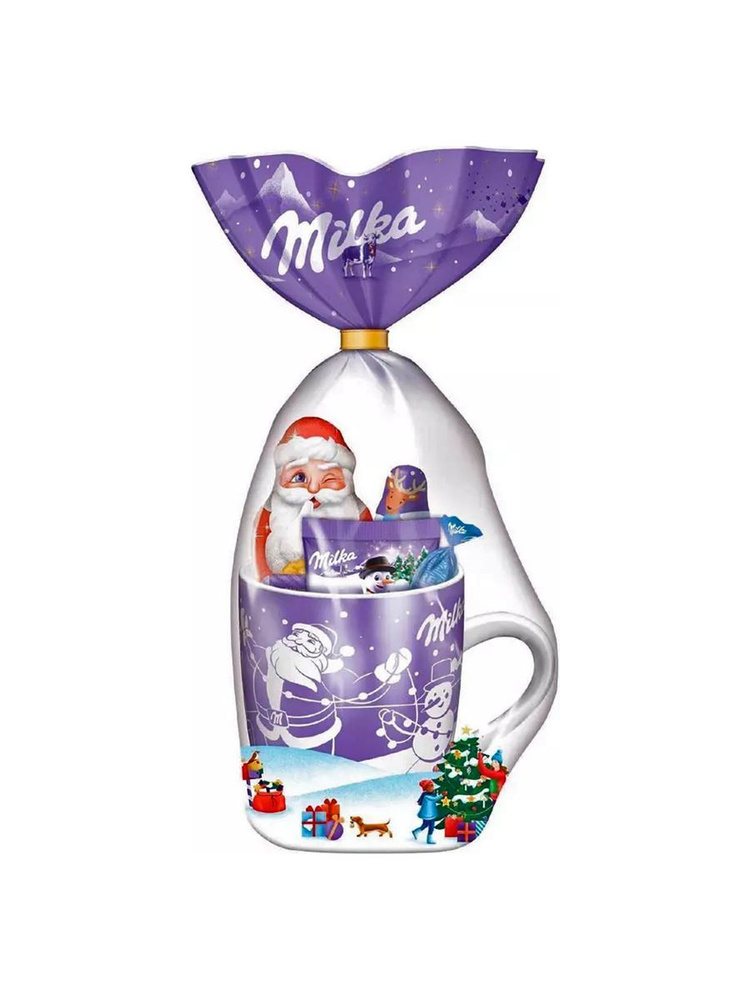 Новогодний набор Milka XMAS Кружка + Шоколад, 99 гр #1