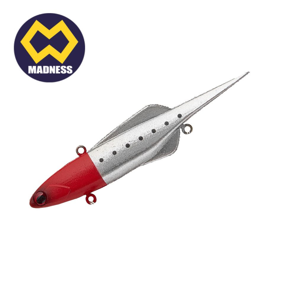 Воблер, виб, раттлин Madness Shiriten Magic Dart 90, вес 22,5гр, цв. #NT01 / С тройниками Owner / Силиконовый #1