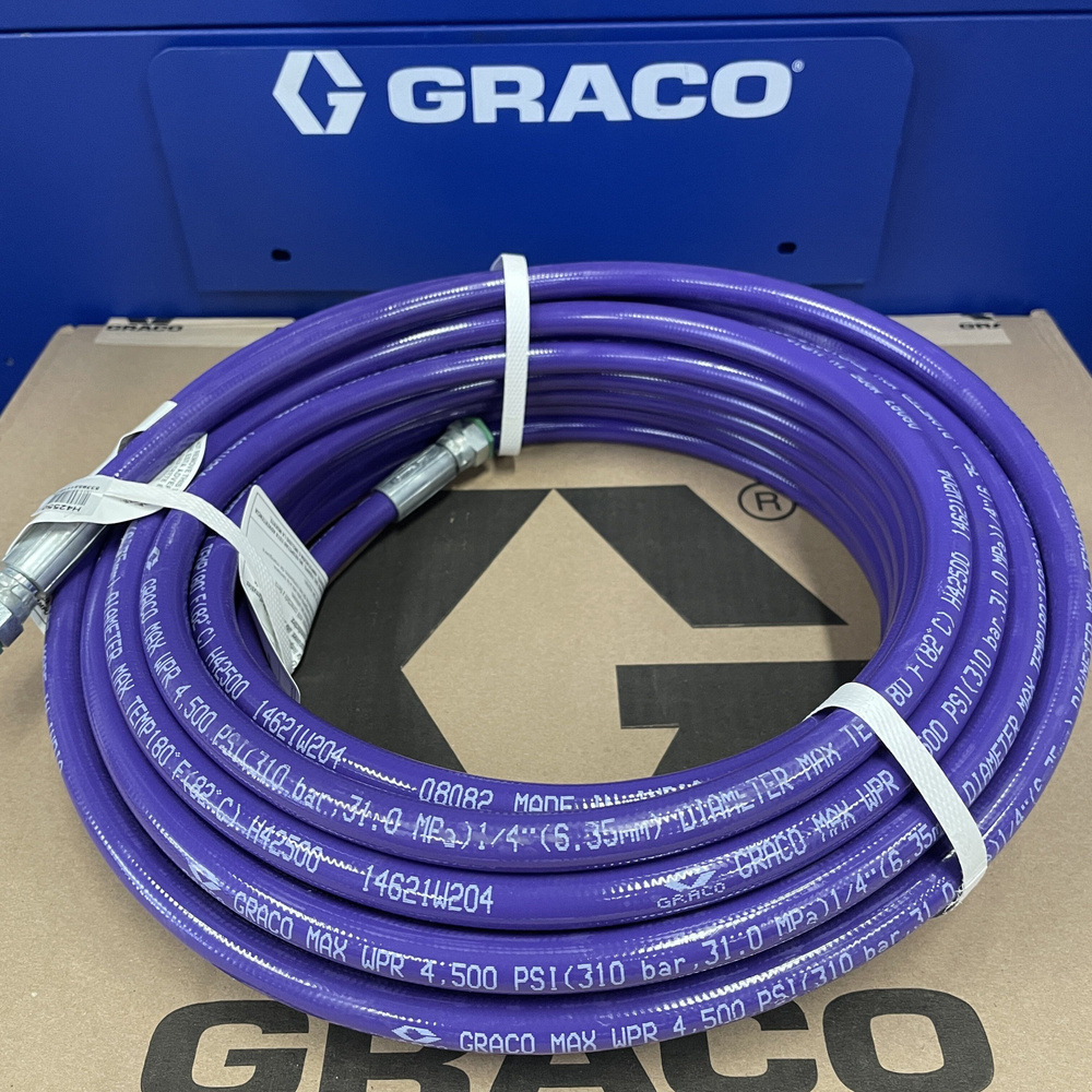 GRACO Шланг высокого давления 1/4 15m H42550 купить на OZON по низкой ...