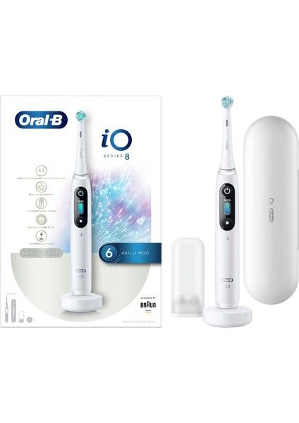 Oral-B Электрическая зубная щетка Oral-B iO 8 — белая #1