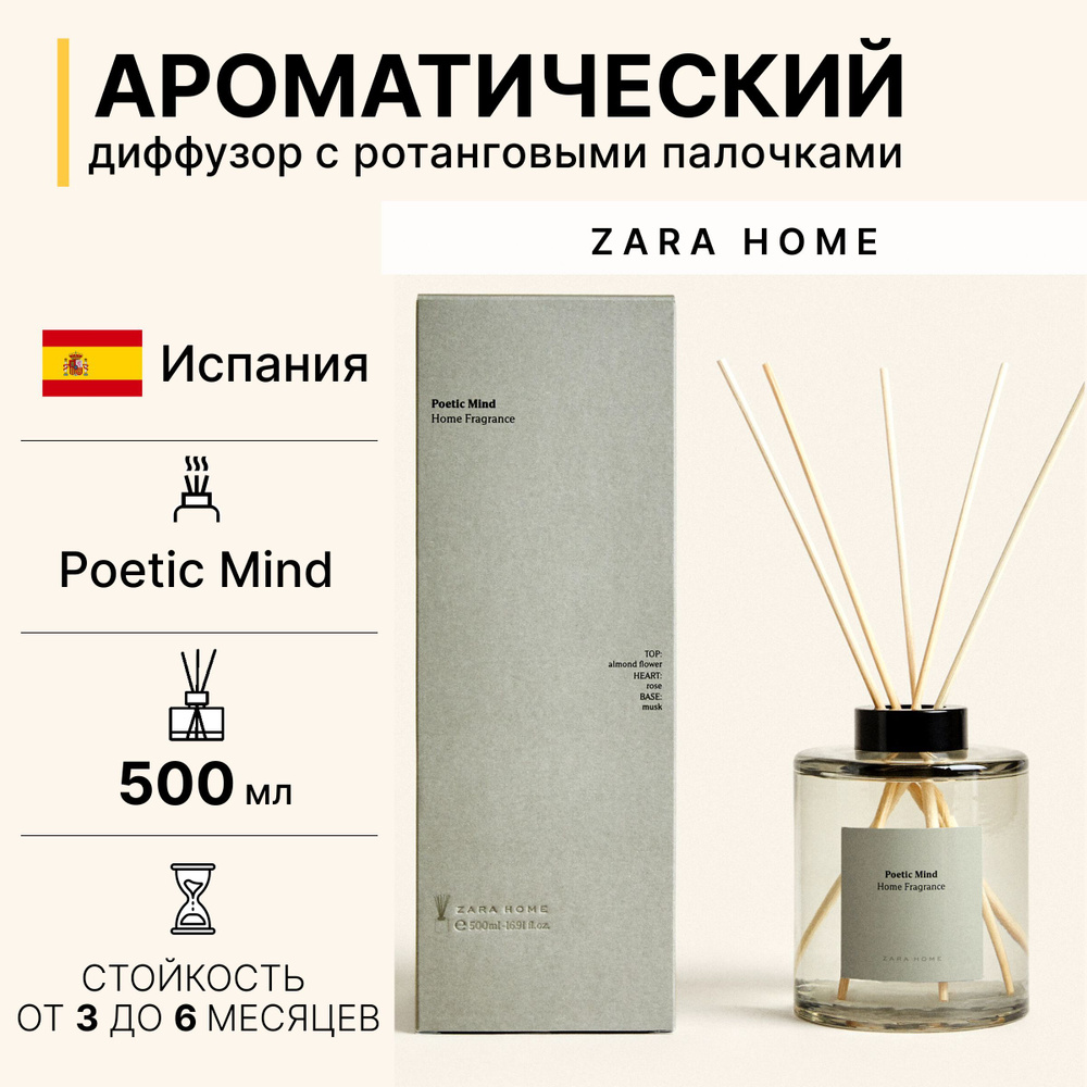 Ароматизатор для дома ZARA HOME, Poetic Mind, 500 мл #1