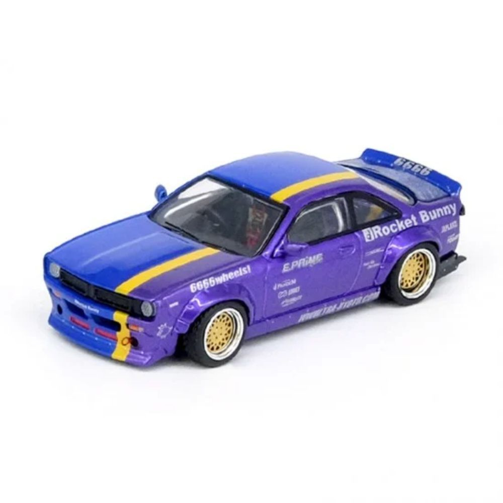 Машинка INNO64 1/64 Nissan Silvia S14 ROCKET BUNNY BOSS Tomonori Idekawa Diecast Scale Model Car  #1