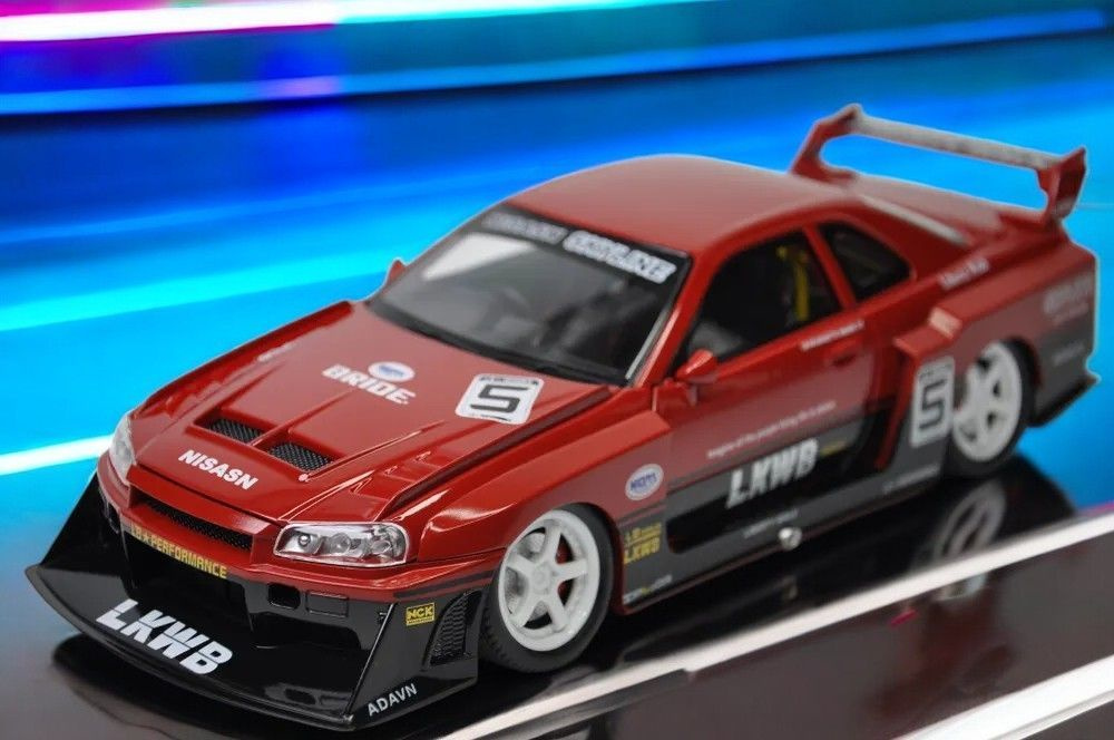Игрушечная машинка для мальчика/ Nissan Skyline GT-R R34 LВWК