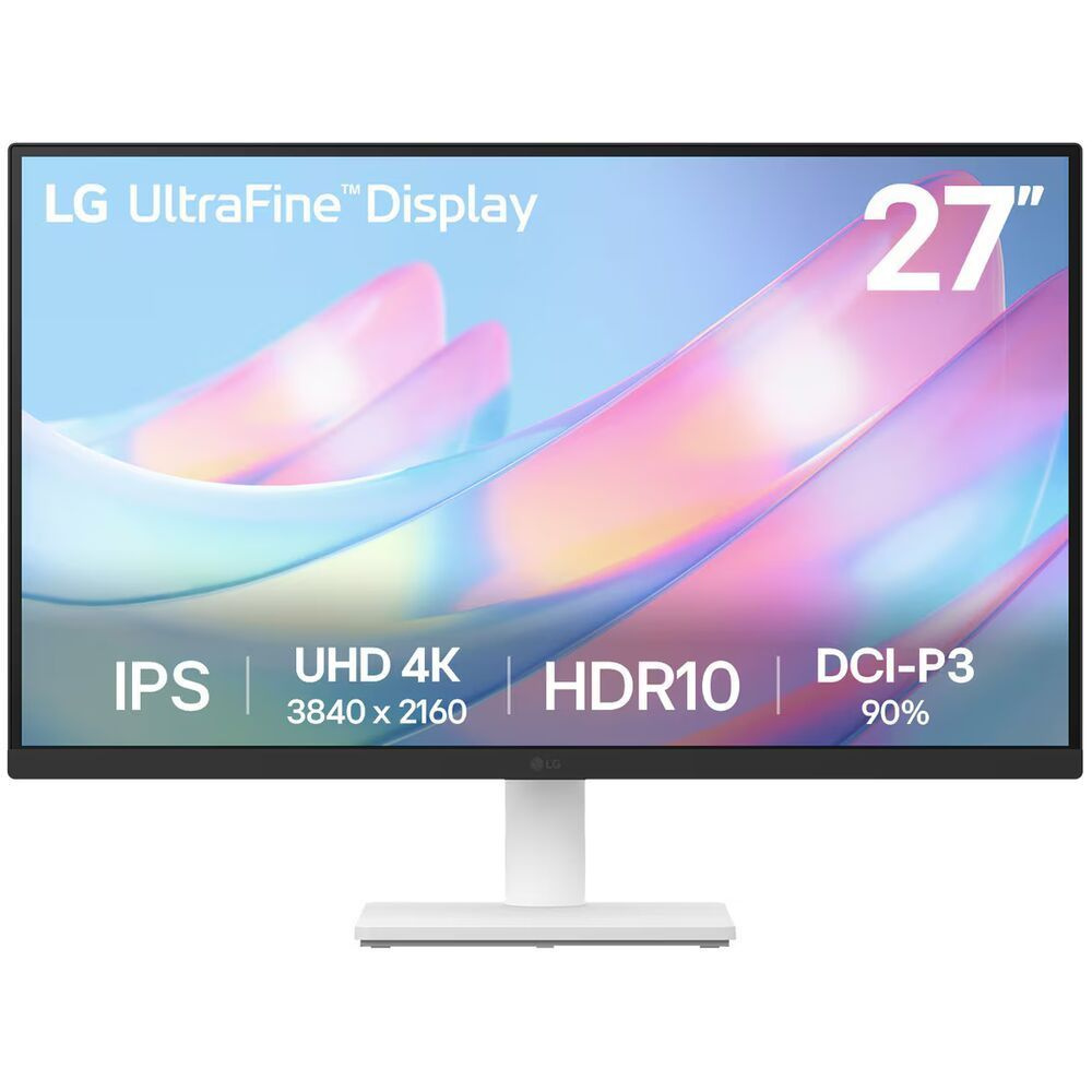 LG 27" Монитор 27US500-W, белый, черный #1