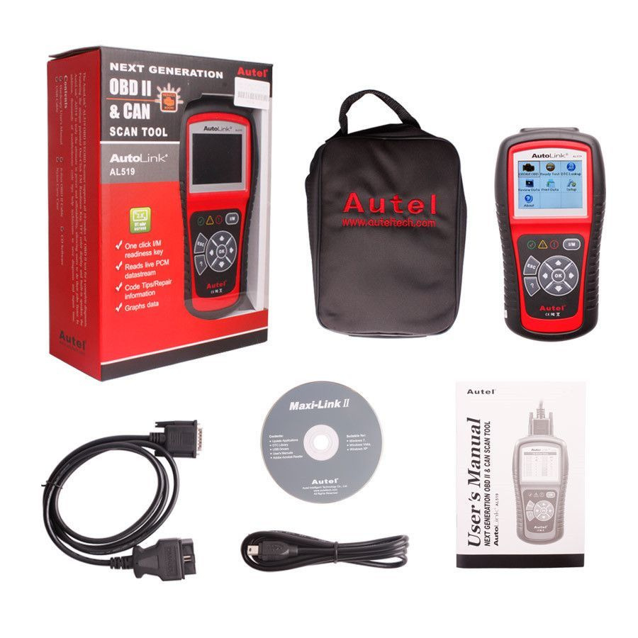 Autel AL519 OBD2 сканер автомобильный детектор неисправностей  #1