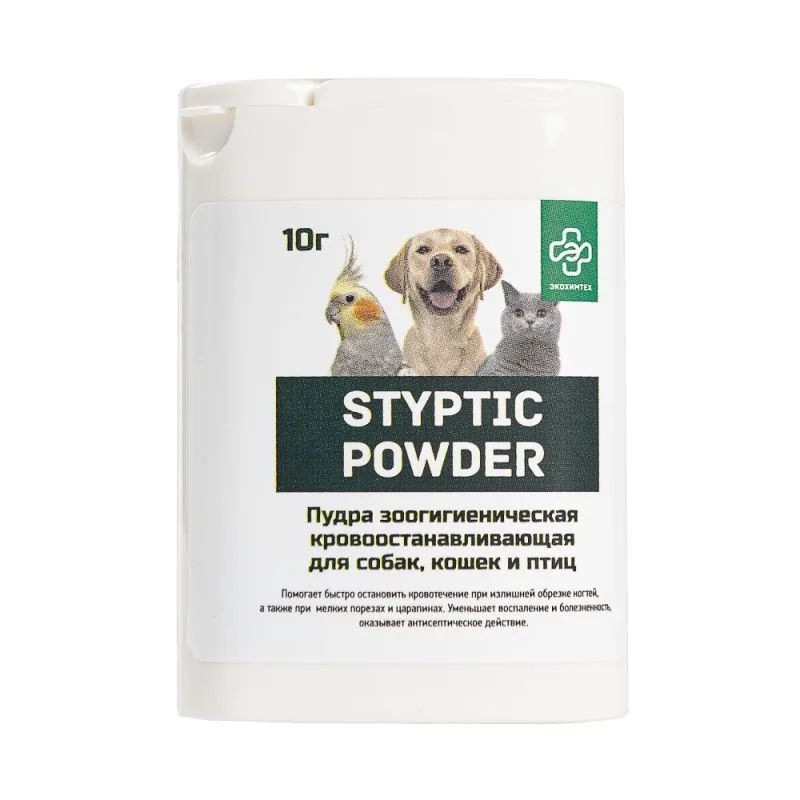 ПУДРА кровоостанавливающая STYPTIC POWDER 10 гр. ЭКОФАРМ #1