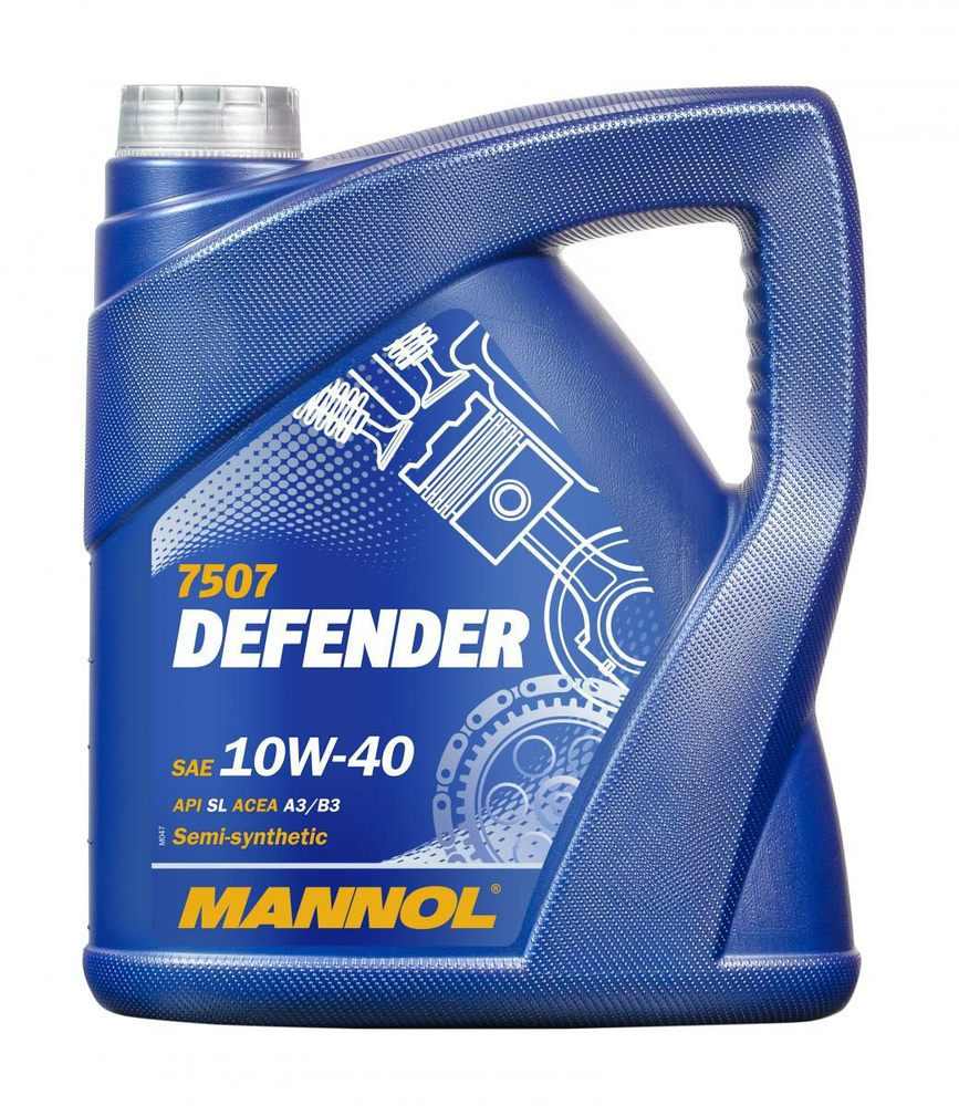 MANNOL Defender 10W-40 Масло моторное, Синтетическое, 4 л #1