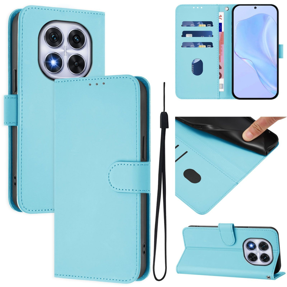 Чехол для телефона Redmi Note 14 Pro 5G / 14 Pro+ 5G YB-PT01 Skin Feeling Solid Colour Lanyard  #1