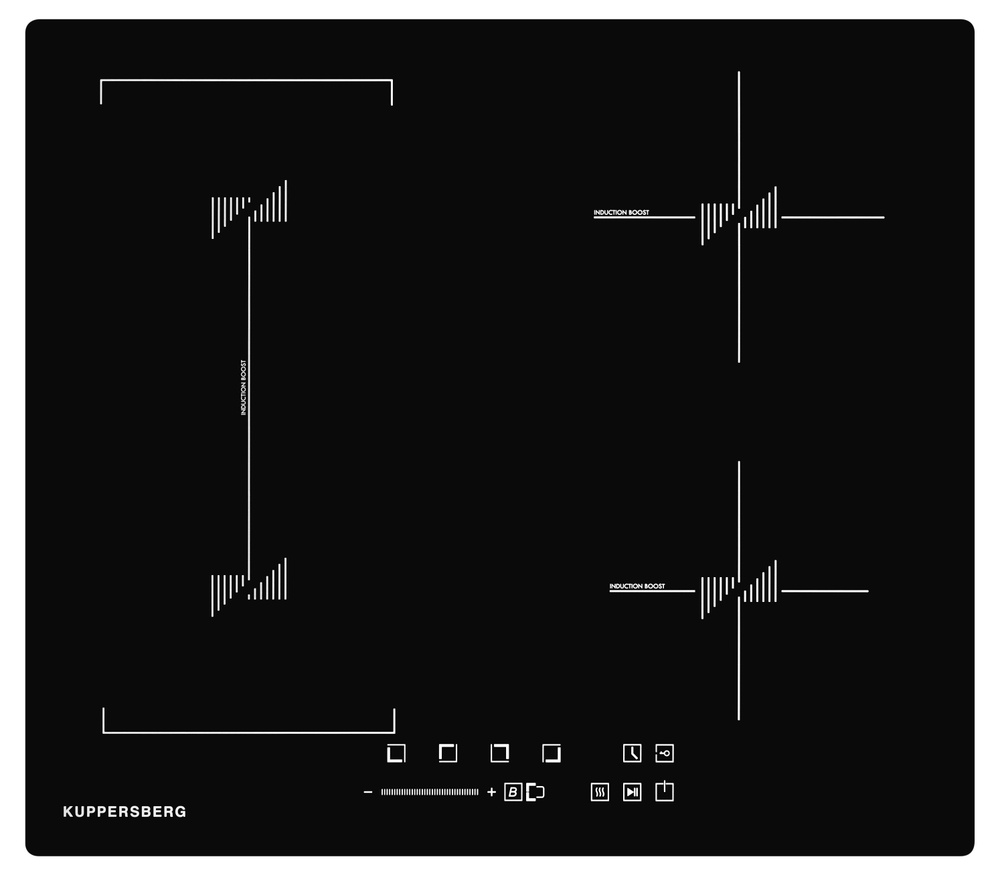 Варочная индукционная встраиваемая панель Kuppersberg ICS 617 (Модификация 2024 года)  #1